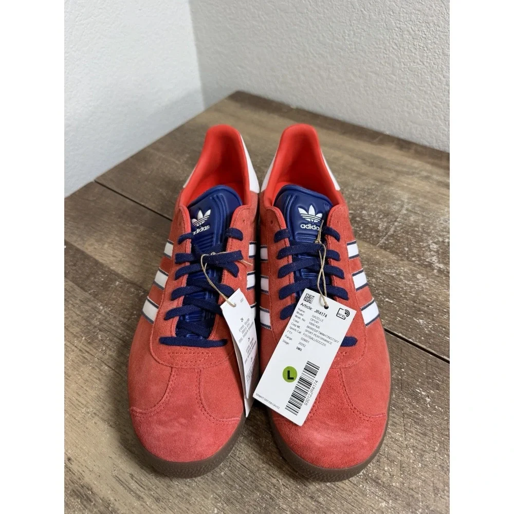 Adidas Gazelle MLS NE Revolution SAMPLE Sneakers Men's Sz 11 JR4174 FIFA Soccer‎